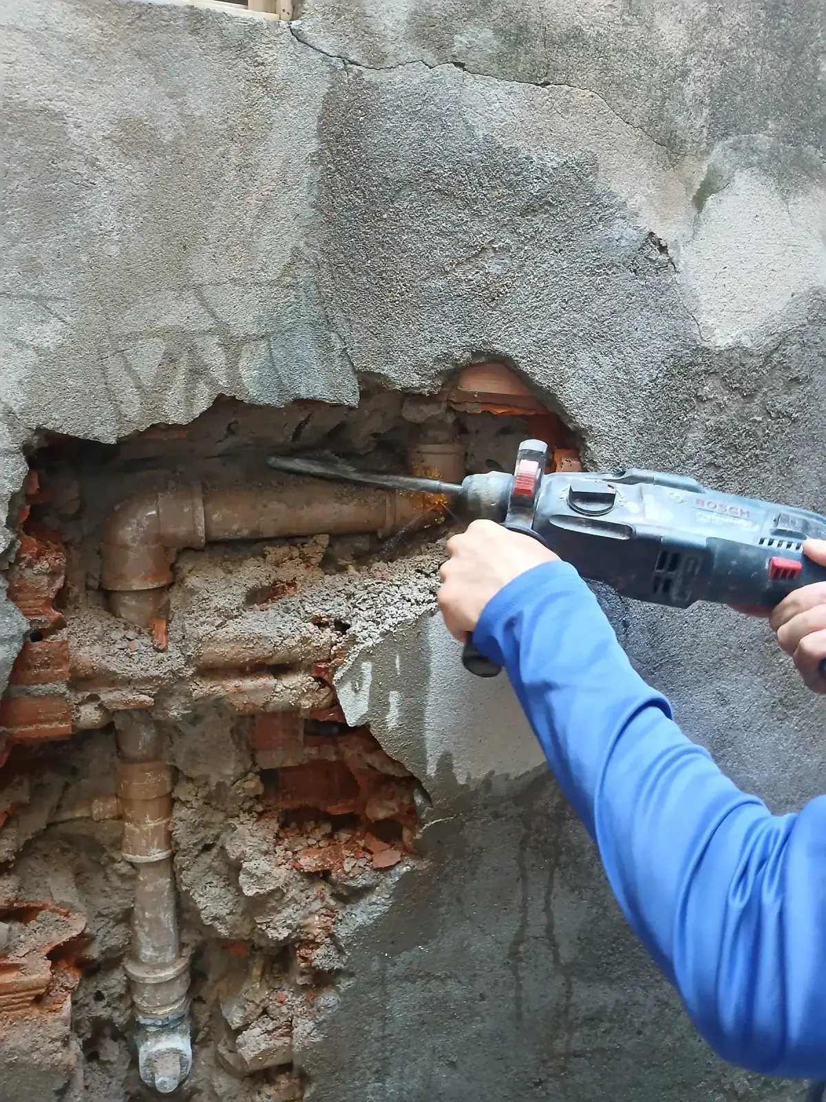 Serviço residencial executado